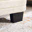 Canapé d'angle modulaire capitonné avec poufs amovibles-1443670429