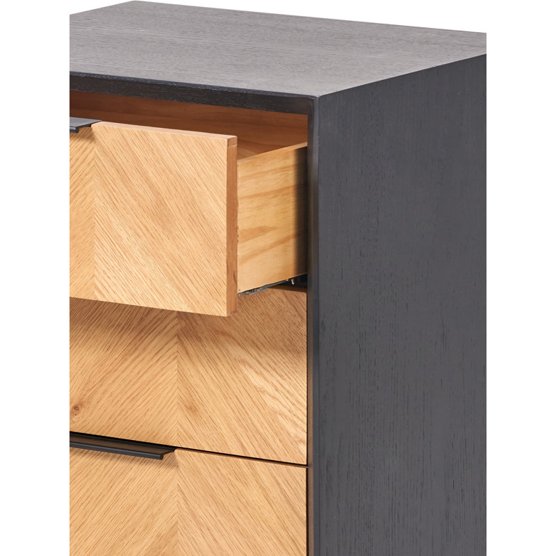 Aneliya 45cm W Metal Bedside Table