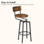 Counter Stool with Metal Frame