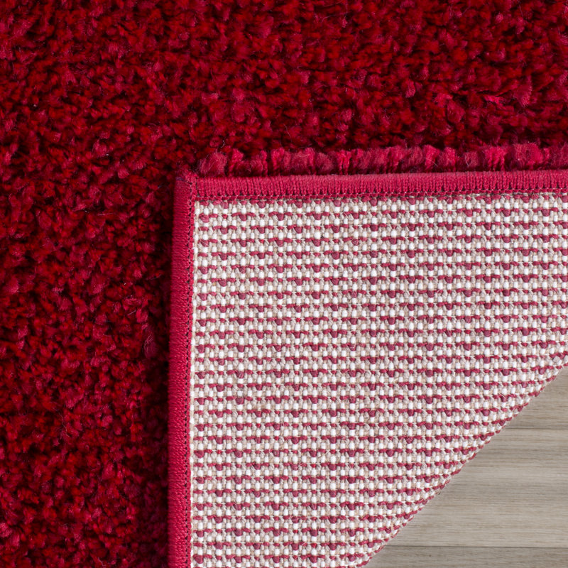 Tapis performance à poil long de couleur unie Bertjan, Carré 6 pi 7 po