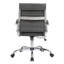 Fauteuil de bureau à dossier moyen en faux cuir Mulkey-1401446318