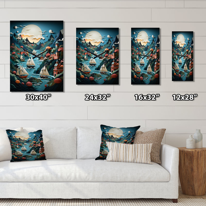 Raeleigh - Très grandes horloges murales nautiques et de plage, Petit