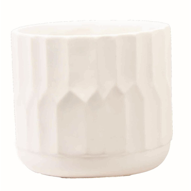 Botwith Ceramic Pot Planter, 4.1" H x 4.7" W x 4.7" D