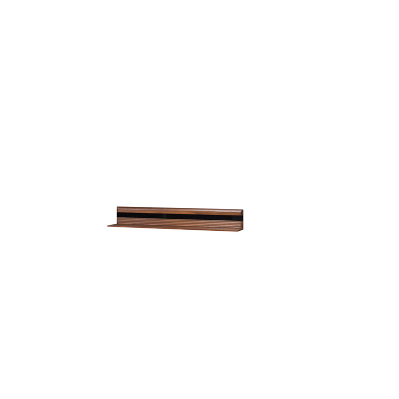 Katzman Solid + Manufactured Oak Wood Wall Shelf, Brown