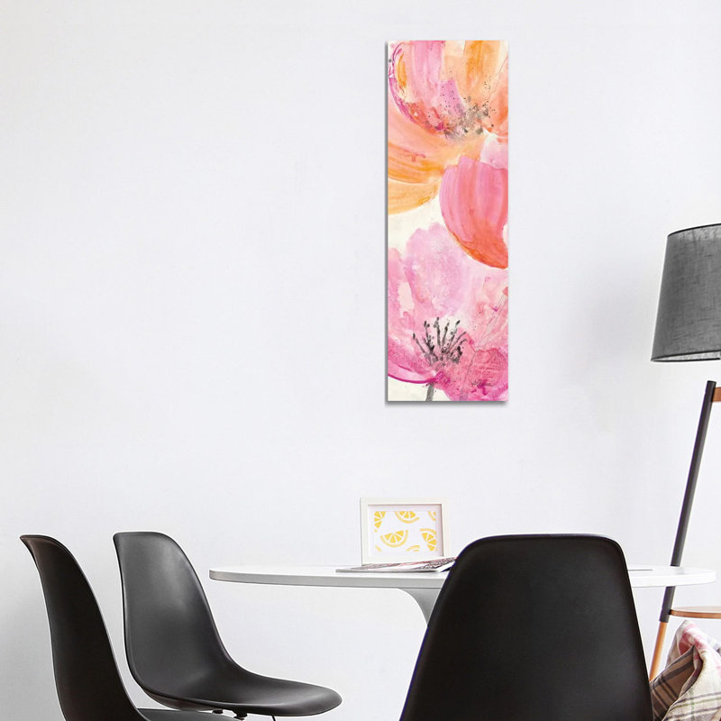 Joyous Panel I by Albena Hristova - Wrapped Canvas Panoramic Painting, 121.92cm H x 40.64cm W x 1.91cm D