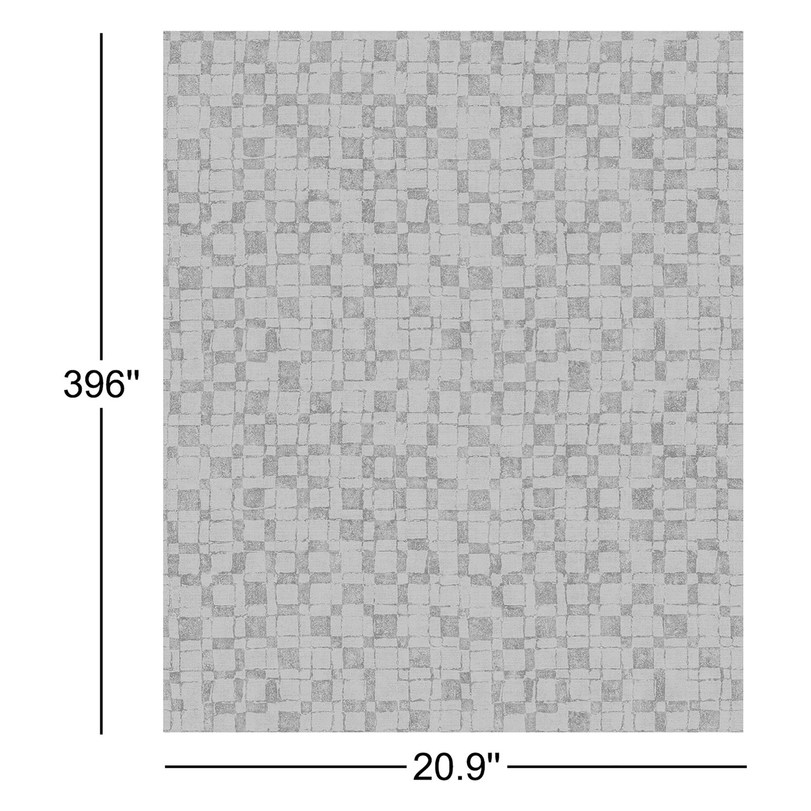 Austri Geometric Wallpaper, Light Gray