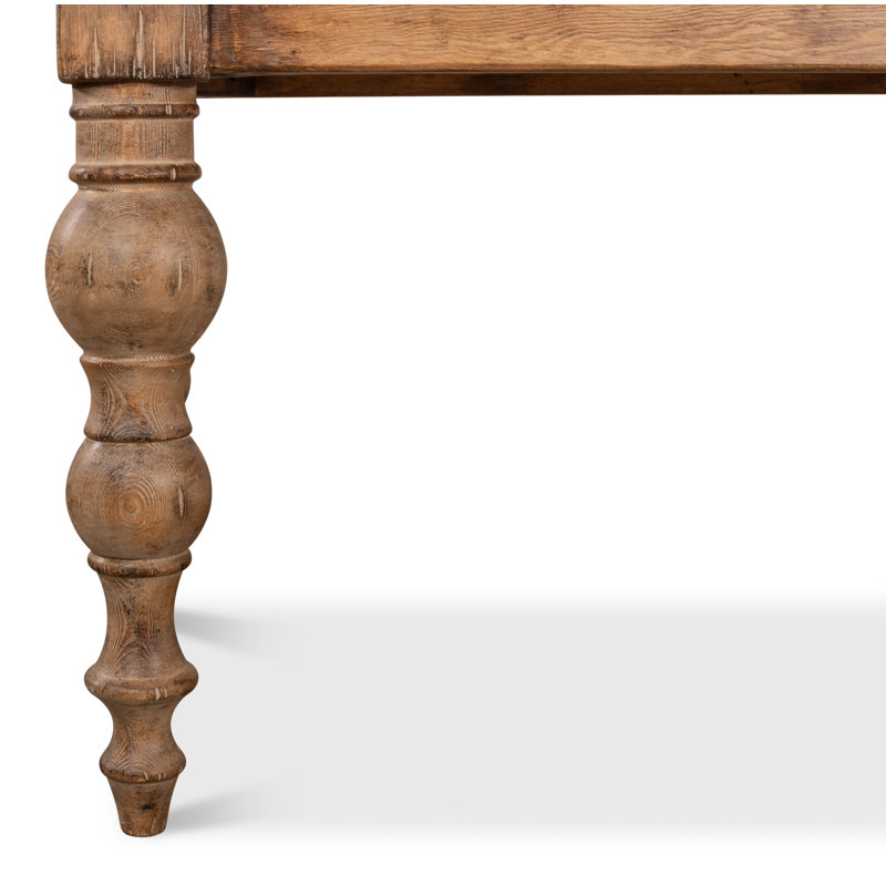 Bixby Pine Wood Dining Table, Brown