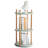 Storage Shelf, 360° Rotating Bookshelf, 3 Tier Bookcase W/ Large-Capacity Storage Space, Multifunctional Storage Rack, Compact Design, Standing Shelf For Living Room, Bedroom, Study Room, Kitchen