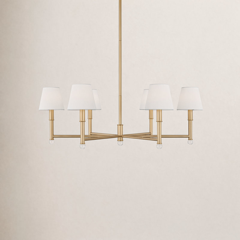 Wendt Chandelier, 6 Lights, 60.38" H x 40" W  x 40" D