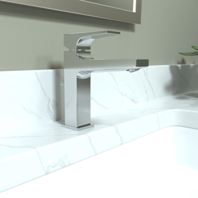 Hansgrohe Metropol Single-Hole Faucet 110 with Lever Handle and Drain Assembly, 1.2 GPM