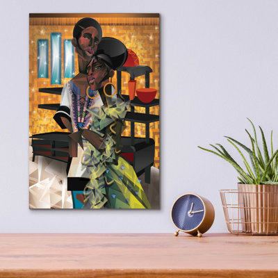 «Do You Love What You Feel» par Jaleel Campbell, art mural en verre acrylique