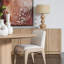 Lampe de table en bois massif Lynne