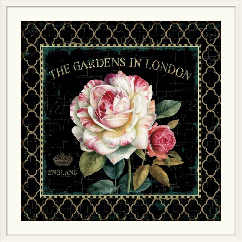 « jardin view vii » par lisa audit, impression, H 35 po x l 35 po x P 1,5 po, Toile