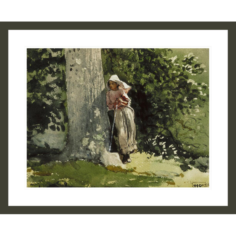 Usé par Winslow Homer - impression giclée encadrée, H 23,5 po x l 28,78 po