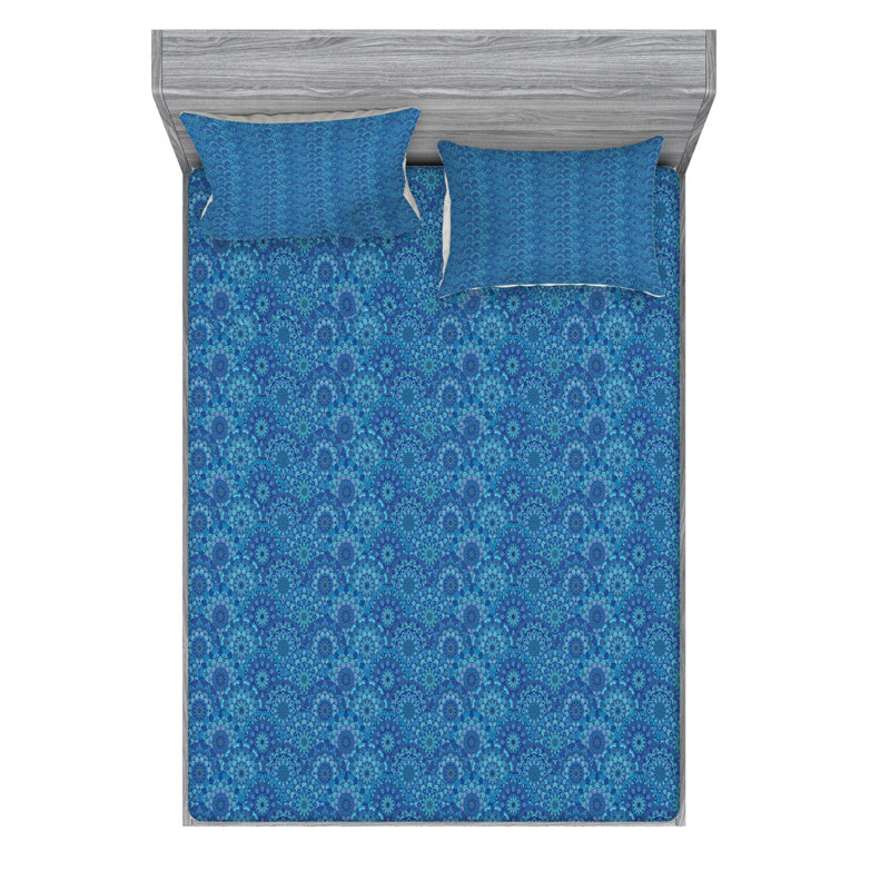 Microfiber Sheet Set, Queen Sheet Set + Fitted Sheet + 2 Pillowcases