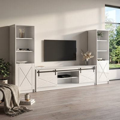 Meuble audio-vidéo moderne 120,5 po Fiorenze