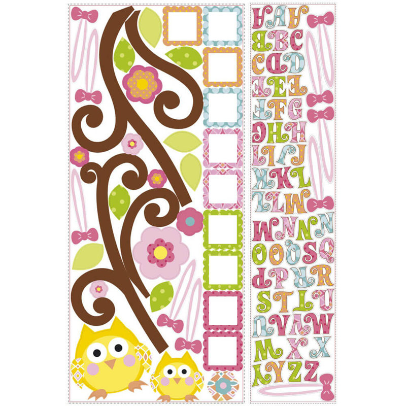 Text & Numbers Non-Wall Damaging Wall Decal