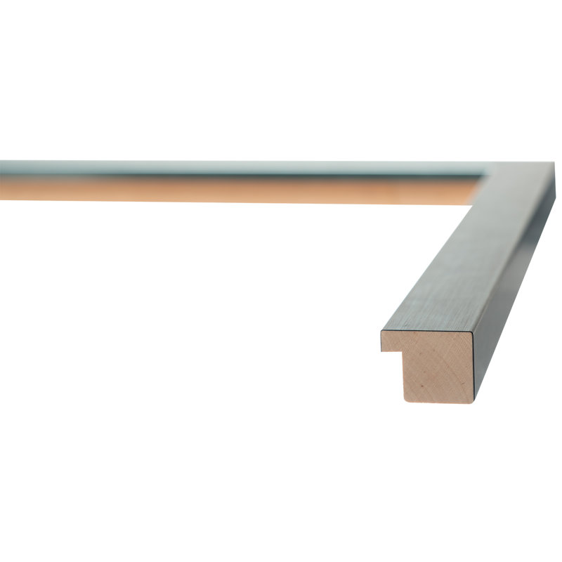 Cadre photo simple en bois doré, 4 po x 6 po, Bleu