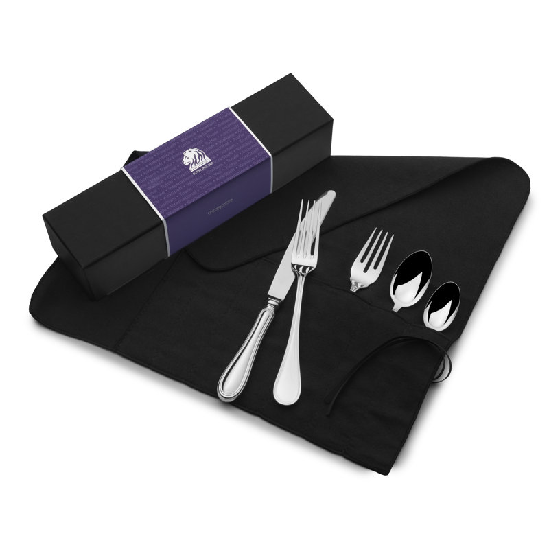 Ensemble de couverts en argent sterling 5 pièces Giorgio, service pour 1 personne