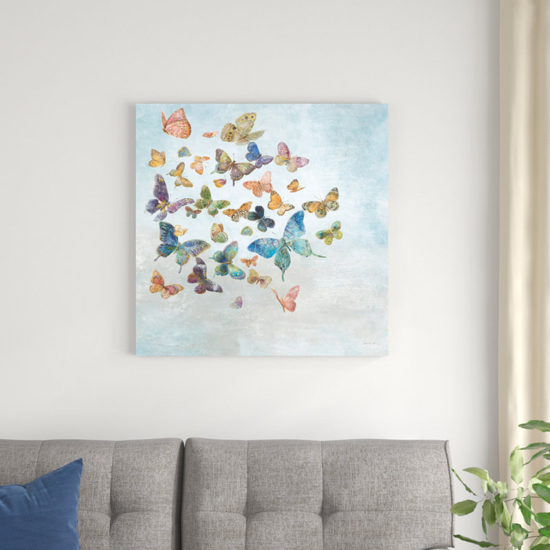 Beaux papillons avec lumière V3, H 30 po x l 30 po