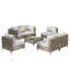 Ensemble de mobilier d'extérieur 7 pièces 7 pièces-578225761