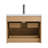 23.6" Wall-mounted Single Bathroom Vanity With Resin Top, Faucet, Floating Cabinet-2047421320