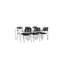 Ashtyn 6 - Person Patio Dining Set with Rectangular Table-1923174832