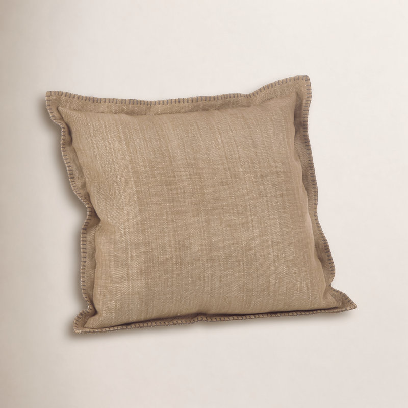 Ivara Feather Throw Pillow, Natural