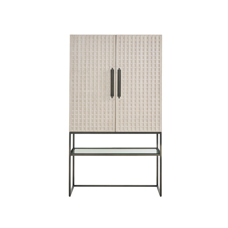 Dwell Bar Cabinet, Ivory