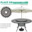 Red Barrel Studio® Outdoor 60.98" Patio Dining Table For 6-8 Person, Patio Round Dining Table With 35.38" Lazy Susan, Cast Aluminum Rustic Patio Table W/umbrella Hole For Balcony, Porch And Deck, Dark Bronze
