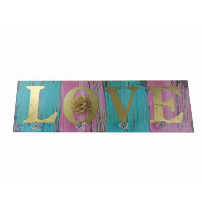 Plaque murale décorative Love