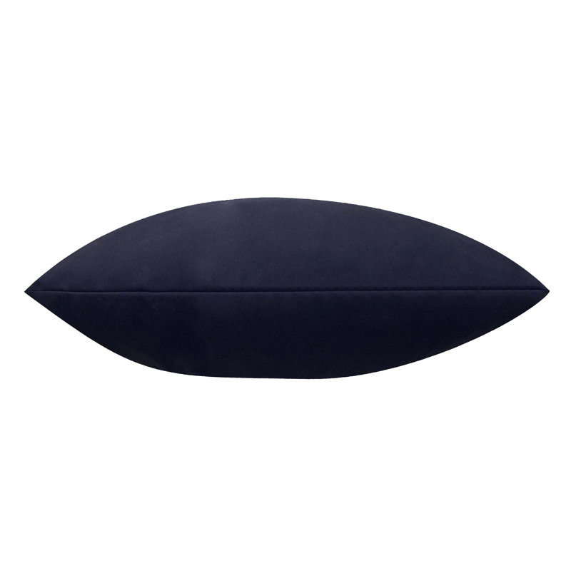 Indoor / Outdoor Square Throw Pillow Cover, Polyester, Navy