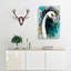 A Pink Flamingo Bird In Abstract - Wrapped Canvas-55299294