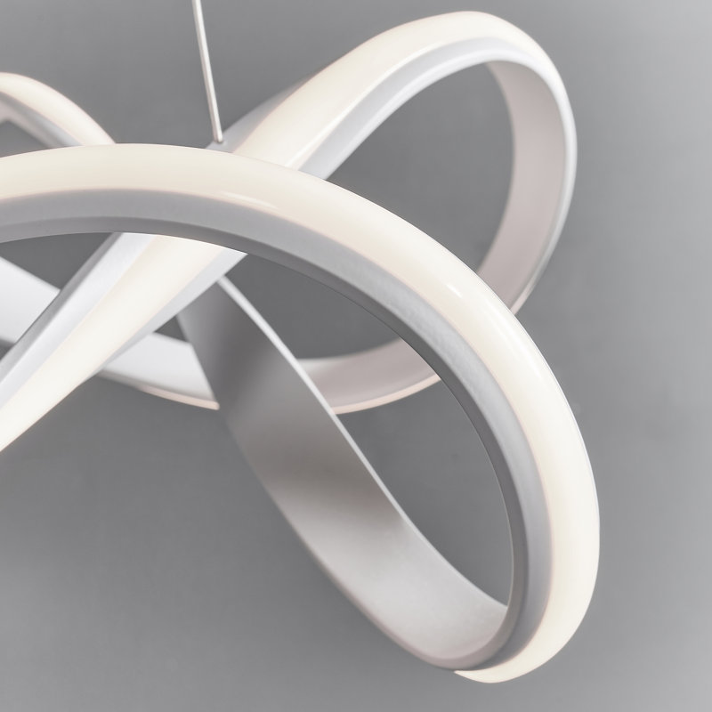 Jaramillo 1 - Light LED Unique/Statement Pendant, White
