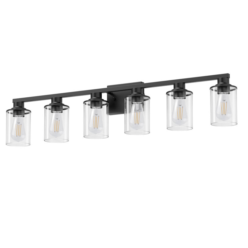 Nyasha 6 - Light Dimmable Vanity Light, Black