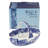 Spode Blue Italian Handled Basket 6"