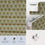  Toile d'ombrage occultant 100% occultant à motif floral en lin épais jaune-1347194028