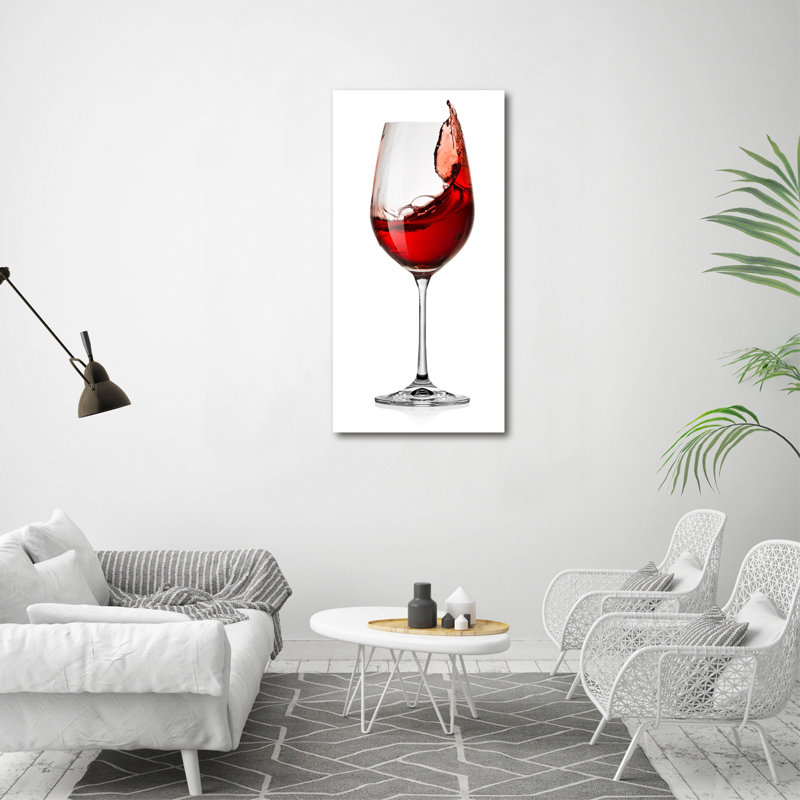 Red Wine - Wrapped Canvas Print