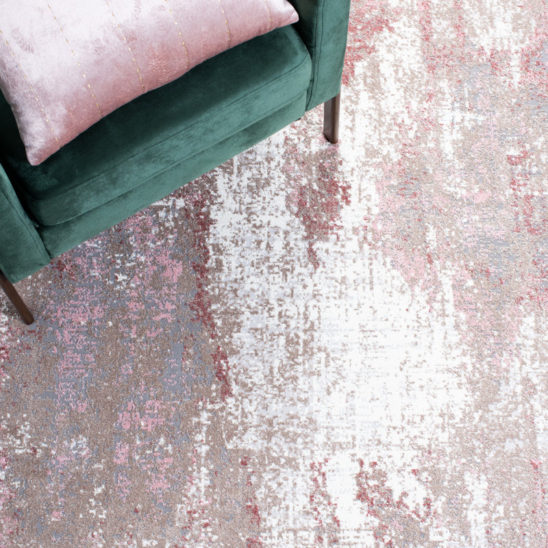 Ameer 800 Performance Abstract Rug, Rectangle 4' x 6'