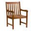 Ensemble de table de salle à manger extensible et chaises d'extérieur 13 pièces Wayland | Bois d'eucalyptus | Idéal pour le patio, table brune