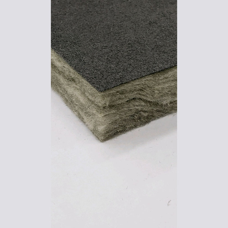 Soundsulate Sound Absorbing Acoustic 24" x 24" x 1" Black Drop-in Ceiling Tiles