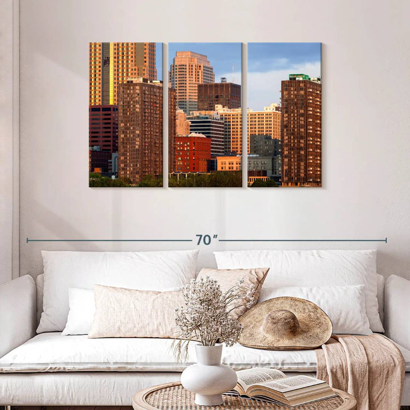 St. Louis Missouri, 28" H x 45" W