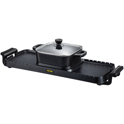 Combinaison de gril et de fondue 28 po 2 en 1 VEVOR