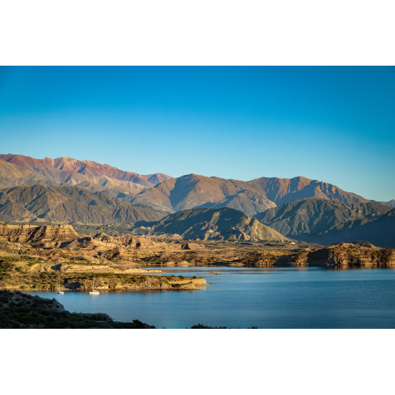 Potrerillos Dam, Argentina by Diegograndi - Wrapped Canvas Print, 30cm H x 46cm W