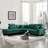 Upholstered Curved Sectional-96428298