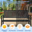 Banc d'extérieur en métal Classic (noir)-526304057
