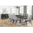 Donny Extendable Solid Wood Base Dining Table