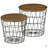 End Tables Set Of 2, Nesting Tables With Storage