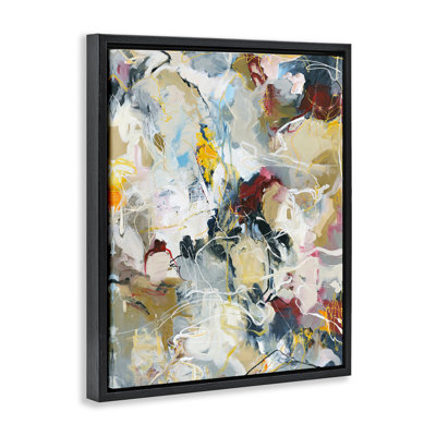 Energetic Frequency Abstract Floating Frame, design by Design Fabrikken