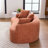 Boneless Curved Loveseat with 3 Pillows-324150825
